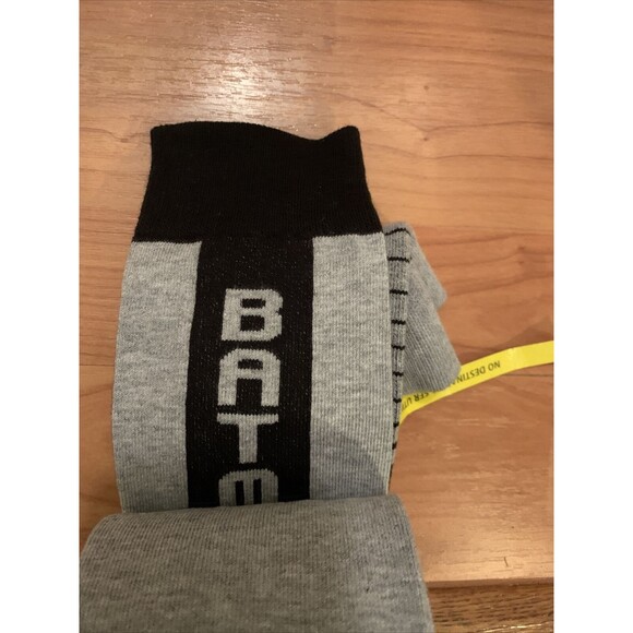 Batman Men's Adult Crew Socks 3 Pairs for Shoe Sizes 9.5-12 Multi-Color - Picture 6 of 12